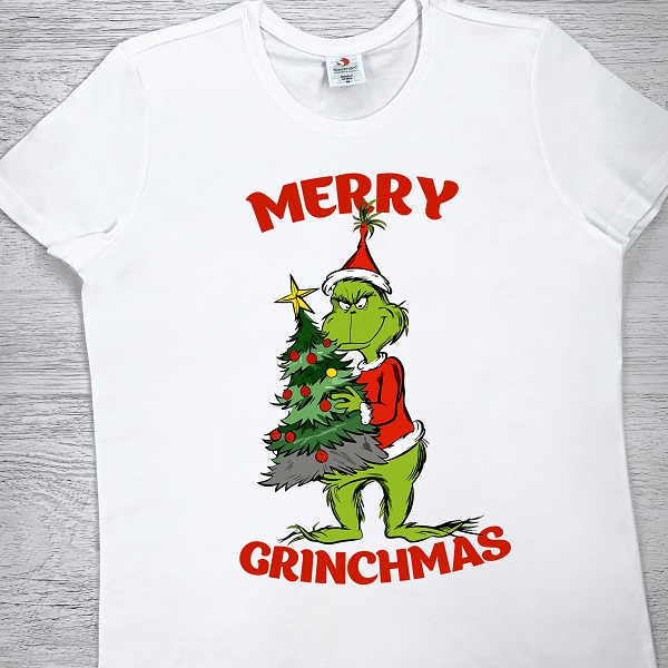 футболки з принтом - Merry Grinchmas