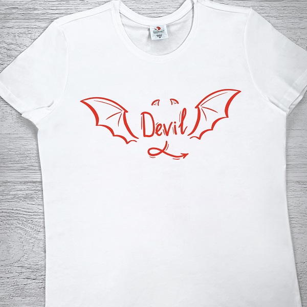 футболки з принтом - Devil