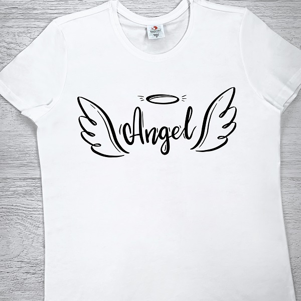 футболки з принтом - Angel