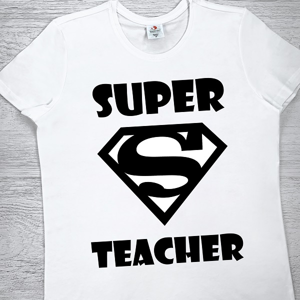 футболки з принтом - Super Teacher