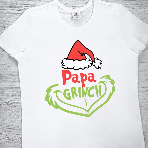 футболки з принтом - Grinch Papa