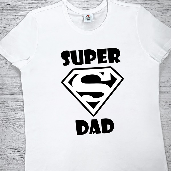 футболки з принтом - Super Dad